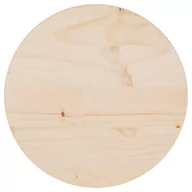 Blaty meblowe i parapety okienne - Blat stołu, Ø30x2,5 cm, lite drewno sosnowe - miniaturka - grafika 1