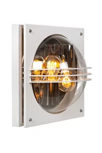 Lucide Privas 14828/02/31 kinkiet lampa ścienna IP44 2x40W E27 biały - Lampy ścienne - miniaturka - grafika 2
