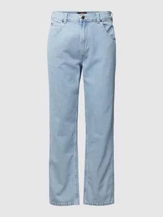 Spodnie męskie - Jeansy z detalem z logo model ‘HOUSTON DENIM’ - grafika 1