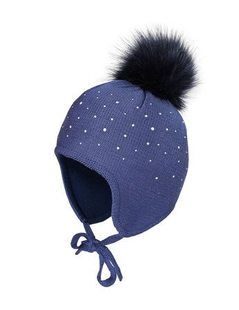 Czapka zimowa dziecięca Maximo Mini Girl z troczkami 49