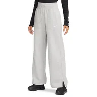 Spodnie sportowe damskie - Spodnie damskie Nike Sportswear Phoenix Polar DQ5615-063 - szare - miniaturka - grafika 1