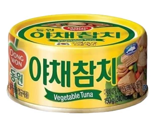 Dongwon Tuńczyk w puszcze z warzywami 150g - Szybkie dania obiadowe - miniaturka - grafika 1