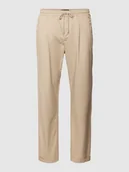 Spodnie męskie - Spodnie z elastycznym pasem - miniaturka - grafika 1