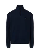 Bluzy męskie - Lacoste Bluza męska Mężczyźni Bawełna niebieski jednolity, 4 - miniaturka - grafika 1