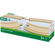 Pociągi dla dzieci - Brio Zestaw 4 torów łuki BRK33342 - miniaturka - grafika 1