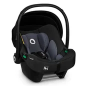 Foteliki samochodowe - Lionelo, Fotelik samochodowy Lo-astrid i-size 40-80 cm, black grey, szary - miniaturka - grafika 1