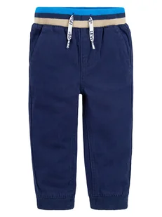 Levi's Kids Spodnie dresowe w kolorze granatowym - Spodenki dla niemowląt - miniaturka - grafika 1