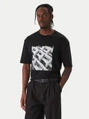 Koszulki męskie - HUGO T-Shirt Dodger 50553330 Czarny Regular Fit - miniaturka - grafika 1