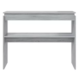 Lumarko Stolik konsolowy, szary dąb sonoma, 102x30x80 cm - Konsole i sekretarzyki - miniaturka - grafika 4