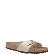 Klapki i japonki damskie - Birkenstock Klapki Madrid | z dodatkiem skóry - miniaturka - grafika 1