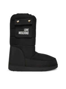 LOVE MOSCHINO Śniegowce JA24452G0NISL000 Czarny - Śniegowce damskie - miniaturka - grafika 1