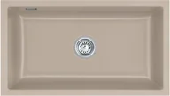 Zlewozmywaki - Zlewozmywak ceramiczny SYSTEMCERAM Mera 80 U Fango Korek automatyczny 5370 02 23 - miniaturka - grafika 1
