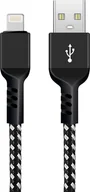 Kable USB - Kabel USB Maclean USB-A - Lightning 2 m Czarny - miniaturka - grafika 1
