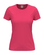 Koszulki i topy damskie - Koszulka damska T-shirt damski Classic-T ST2600 Sweet Pink DUŻY ROZMIAR 3XL - miniaturka - grafika 1