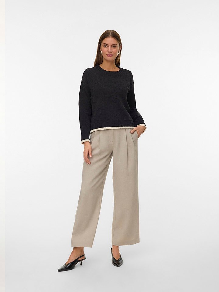 Vero Moda Sweter w kolorze czarnym