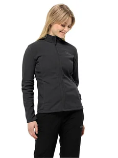 Jack Wolfskin Kurtka polarowa "Taunus" w kolorze czarnym - Kurtki damskie - miniaturka - grafika 1