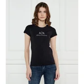 Koszulki i topy damskie - Armani Exchange T-shirt | Slim Fit - miniaturka - grafika 1