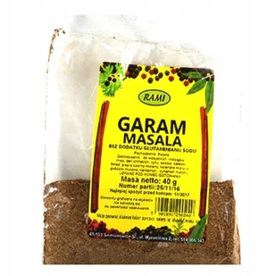 Garam Masala 40g Rami - Przyprawy i zioła sypkie - miniaturka - grafika 1