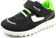 Buty dla chłopców - Superfit Sport 7 Mini buty dziecięce chłopięce niskie buty na rzepy szare rekreacyjne, rozmiar buta: 24 EU - miniaturka - grafika 1