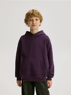 Bluzy dla chłopców - Reserved - Bluza oversize z kapturem - fioletowy - miniaturka - grafika 1