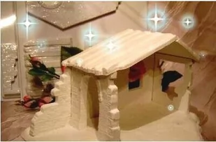 Stajenka betlejemska,szopka - Ozdoby bożonarodzeniowe - miniaturka - grafika 1