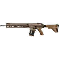 Karabiny ASG - Replika karabinka 6mm AEG H&K Heckler&Koch HK M110 A1 BB, brązowa - miniaturka - grafika 1