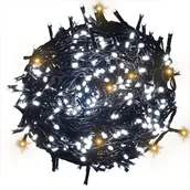 Oświetlenie świąteczne - LAMPKI CHOINKOWE 600 LED atest TIMER FLASH Białe - miniaturka - grafika 1