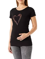 Koszulki i topy damskie - Supermom Damska koszulka Tee Alyth Short Sleeve T-shirt, Black-P090, XS - miniaturka - grafika 1