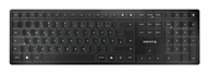 Klawiatury - CHERRY KW 9100 SLIM Wireless + Bluetooth QWERTY Portugalski Czarny, Szary JK-9100PO-2 - miniaturka - grafika 1