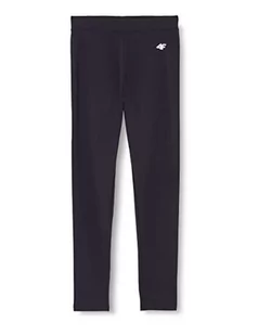 4F Dziewczęce dziewczęce legginsy Jleg001 Tights, granatowe, 152 cm, niebieski morski, 152 cm - Legginsy - miniaturka - grafika 1