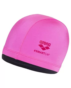 Arena Smartcap Dziewczynki, różowy/czarny 2022 Czepki pływackie 4410-100-0 - Pływanie - miniaturka - grafika 1