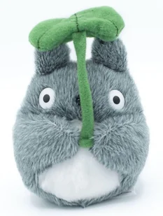 studio ghibli - totoro & leaf - pluszak toy 13cm - Maskotki i pluszaki - miniaturka - grafika 1