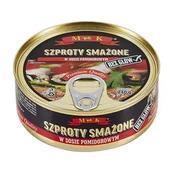 Konserwy i dania rybne - MK Smażone szproty w sosie pomidorowym 240 g - miniaturka - grafika 1