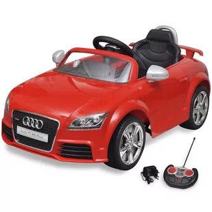 vidaXL Audi TT RS Samochód dla dzieci z pilotem Czerwony - Jeździki dla dzieci - miniaturka - grafika 1