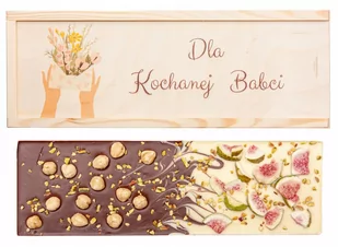 Czekolada belgijska w drewnie Dzień Babci - Czekolada - miniaturka - grafika 1