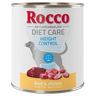 Rocco Diet Care Weight Control, wołowina z kurczakiem, 800 g - 24 x 800 g - Mokra karma dla psów - miniaturka - grafika 1
