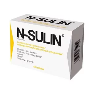 N-Sulin x 60 tabl - Leki dla diabetyków - miniaturka - grafika 1