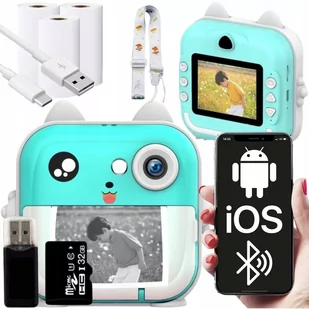 Aparat Natychmiastowy Mini Drukarka Termiczna Drukuś + Karta 32Gb - Aparaty natychmiastowe - miniaturka - grafika 1