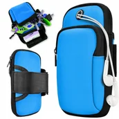 Etui i futerały do telefonów - ETUI DO BIEGANIA NA RAMIĘ TELEFON 6.7" OPASKA POKROWIEC SASZETKA - miniaturka - grafika 1