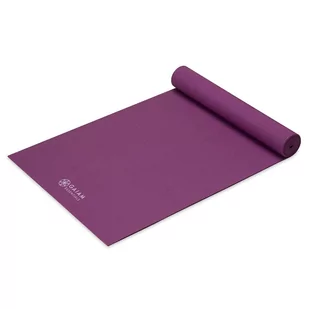 GAIAM Mata z paskiem do jogi Essentials Gaiam 183 x 61 x 0,6 cm fioletowa - Maty do jogi - miniaturka - grafika 1