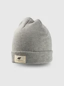 Czapki męskie - 4F Czapka zimowa uniseks - szara Uniwersalny - miniaturka - grafika 1