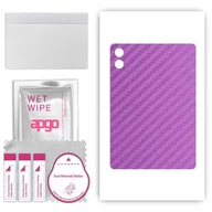 Akcesoria do tabletów i e-booków - folia naklejka skórka strukturalna na TYŁ do Umidigi G3 Tab - Carbon Fioletowy - apgo SKINS - miniaturka - grafika 1