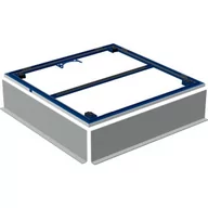 Akcesoria do armatury i ceramiki - GEBERIT 154.462.00.1 Rama instalacyjna do paneli do natrysków bezbrodzikowych Geberit Setaplano 80x100 - miniaturka - grafika 1