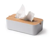 Pojemniki łazienkowe - Lexon Pojemnik na chusteczki Zen LH43W - miniaturka - grafika 1