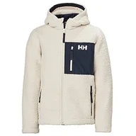 Kurtki i płaszcze dla chłopców - Helly Hansen Uniseks dziecięca kurtka z runem Champ Pile 034 Krem 12 - miniaturka - grafika 1