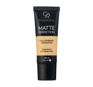 Podkłady do twarzy - Golden Rose - MATTE PERFECTION - Full Coverage Foundation - Matujący podkład do twarzy - SPF15 - 35 ml - W3 - miniaturka - grafika 1