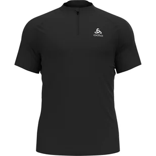 Koszulka tech. męska Odlo T-shirt crew neck s/s 1/2 zip ESSENTIAL - Koszulki sportowe męskie - miniaturka - grafika 1