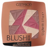 Bronzery i konturowanie twarzy - Catrice Catrice Blush Box Glowing + Multicolour 030 5,5g - miniaturka - grafika 1