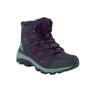 Buty trekkingowe damskie - Buty damskie górskie Jack Wolfskin VOJO 3 TEXAPORE MID W purple / grey - 39,5 - grafika 1