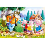 Puzzle - Castorland Puzzle 60 Trzy świnki CASTOR - miniaturka - grafika 1